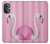 W3805 Flamingo Pink Pastel Hülle Schutzhülle Taschen und Leder Flip für OnePlus Nord N20 5G