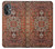 W3813 Persian Carpet Rug Pattern Hülle Schutzhülle Taschen und Leder Flip für OnePlus Nord N20 5G