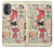 W3820 Vintage Cowgirl Fashion Paper Doll Hülle Schutzhülle Taschen und Leder Flip für OnePlus Nord N20 5G