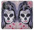 W3821 Sugar Skull Steam Punk Girl Gothic Hülle Schutzhülle Taschen und Leder Flip für OnePlus Nord N20 5G