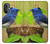 W3839 Bluebird of Happiness Blue Bird Hülle Schutzhülle Taschen und Leder Flip für OnePlus Nord N20 5G
