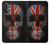 W3848 United Kingdom Flag Skull Hülle Schutzhülle Taschen und Leder Flip für OnePlus Nord N20 5G