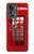 W0058 British Red Telephone Box Hülle Schutzhülle Taschen und Leder Flip für OnePlus Nord 2T