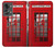 W0058 British Red Telephone Box Hülle Schutzhülle Taschen und Leder Flip für OnePlus Nord 2T