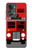 W2058 England British Double Decker Bus Hülle Schutzhülle Taschen und Leder Flip für OnePlus Nord 2T