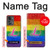 W2900 Rainbow LGBT Lesbian Pride Flag Hülle Schutzhülle Taschen und Leder Flip für OnePlus Nord 2T