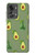 W3285 Avocado Fruit Pattern Hülle Schutzhülle Taschen und Leder Flip für OnePlus Nord 2T