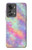 W3706 Pastel Rainbow Galaxy Pink Sky Hülle Schutzhülle Taschen und Leder Flip für OnePlus Nord 2T