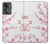 W3707 Pink Cherry Blossom Spring Flower Hülle Schutzhülle Taschen und Leder Flip für OnePlus Nord 2T