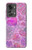 W3710 Pink Love Heart Hülle Schutzhülle Taschen und Leder Flip für OnePlus Nord 2T