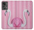 W3805 Flamingo Pink Pastel Hülle Schutzhülle Taschen und Leder Flip für OnePlus Nord 2T