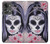 W3821 Sugar Skull Steam Punk Girl Gothic Hülle Schutzhülle Taschen und Leder Flip für OnePlus Nord 2T