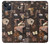 W3877 Dark Academia Hülle Schutzhülle Taschen und Leder Flip für iPhone 13