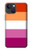 W3887 Lesbian Pride Flag Hülle Schutzhülle Taschen und Leder Flip für iPhone 13