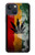 W3890 Reggae Rasta Flag Smoke Hülle Schutzhülle Taschen und Leder Flip für iPhone 13