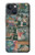 W3909 Vintage Poster Hülle Schutzhülle Taschen und Leder Flip für iPhone 13