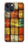 W3861 Colorful Container Block Hülle Schutzhülle Taschen und Leder Flip für iPhone 13 mini