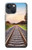 W3866 Railway Straight Train Track Hülle Schutzhülle Taschen und Leder Flip für iPhone 13 mini