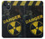W3891 Nuclear Hazard Danger Hülle Schutzhülle Taschen und Leder Flip für iPhone 13 mini