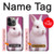 W3870 Cute Baby Bunny Hülle Schutzhülle Taschen und Leder Flip für iPhone 13 Pro Max