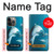 W3878 Dolphin Hülle Schutzhülle Taschen und Leder Flip für iPhone 13 Pro Max