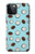 W3860 Coconut Dot Pattern Hülle Schutzhülle Taschen und Leder Flip für iPhone 12, iPhone 12 Pro