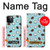 W3860 Coconut Dot Pattern Hülle Schutzhülle Taschen und Leder Flip für iPhone 12, iPhone 12 Pro