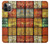 W3861 Colorful Container Block Hülle Schutzhülle Taschen und Leder Flip für iPhone 12, iPhone 12 Pro