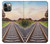 W3866 Railway Straight Train Track Hülle Schutzhülle Taschen und Leder Flip für iPhone 12, iPhone 12 Pro