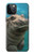 W3871 Cute Baby Hippo Hippopotamus Hülle Schutzhülle Taschen und Leder Flip für iPhone 12, iPhone 12 Pro