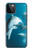 W3878 Dolphin Hülle Schutzhülle Taschen und Leder Flip für iPhone 12, iPhone 12 Pro
