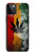 W3890 Reggae Rasta Flag Smoke Hülle Schutzhülle Taschen und Leder Flip für iPhone 12, iPhone 12 Pro