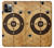 W3894 Paper Gun Shooting Target Hülle Schutzhülle Taschen und Leder Flip für iPhone 12, iPhone 12 Pro
