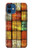 W3861 Colorful Container Block Hülle Schutzhülle Taschen und Leder Flip für iPhone 12 mini