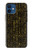 W3869 Ancient Egyptian Hieroglyphic Hülle Schutzhülle Taschen und Leder Flip für iPhone 12 mini