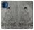 W3873 Buddha Line Art Hülle Schutzhülle Taschen und Leder Flip für iPhone 12 mini