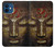 W3874 Buddha Face Ohm Symbol Hülle Schutzhülle Taschen und Leder Flip für iPhone 12 mini