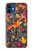 W3889 Maple Leaf Hülle Schutzhülle Taschen und Leder Flip für iPhone 12 mini