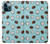 W3860 Coconut Dot Pattern Hülle Schutzhülle Taschen und Leder Flip für iPhone 12 Pro Max