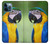 W3888 Macaw Face Bird Hülle Schutzhülle Taschen und Leder Flip für iPhone 12 Pro Max