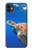 W3898 Sea Turtle Hülle Schutzhülle Taschen und Leder Flip für iPhone 11