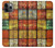 W3861 Colorful Container Block Hülle Schutzhülle Taschen und Leder Flip für iPhone 11 Pro