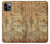 W3868 Aircraft Blueprint Old Paper Hülle Schutzhülle Taschen und Leder Flip für iPhone 11 Pro