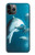 W3878 Dolphin Hülle Schutzhülle Taschen und Leder Flip für iPhone 11 Pro