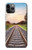 W3866 Railway Straight Train Track Hülle Schutzhülle Taschen und Leder Flip für iPhone 11 Pro Max