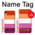 W3887 Lesbian Pride Flag Hülle Schutzhülle Taschen und Leder Flip für iPhone XR