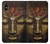 W3874 Buddha Face Ohm Symbol Hülle Schutzhülle Taschen und Leder Flip für iPhone X, iPhone XS