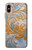 W3875 Canvas Vintage Rugs Hülle Schutzhülle Taschen und Leder Flip für iPhone X, iPhone XS