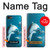 W3878 Dolphin Hülle Schutzhülle Taschen und Leder Flip für iPhone 7, iPhone 8, iPhone SE (2020) (2022)
