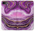 W3896 Purple Marble Gold Streaks Hülle Schutzhülle Taschen und Leder Flip für iPhone 7, iPhone 8, iPhone SE (2020) (2022)